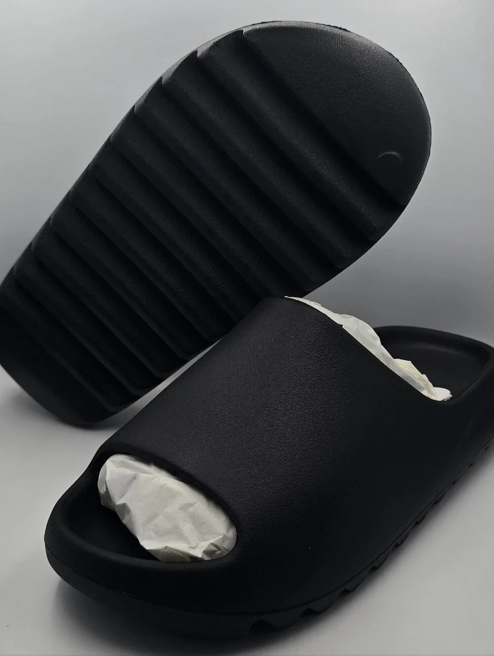 Yeezy YS-01 Mens 13 Black Slide Sandals
